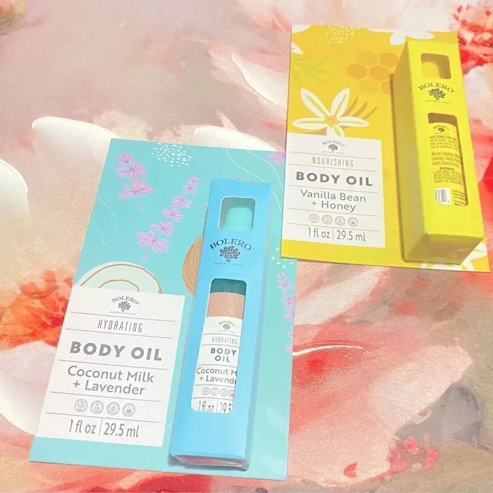 🛍️Bolero pack of 2 Hydrating Body oil 1 FL OZ 29.5ml 🎁